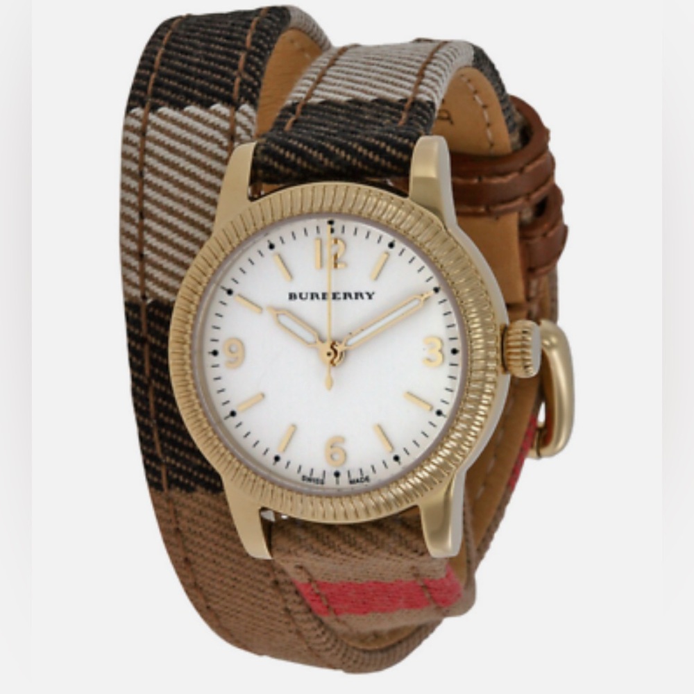 Burberry Utilitarian Double-Wrap Watch 30mm – NWOT (Partial Tag Attached)